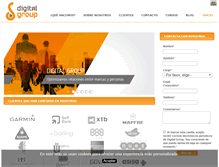 Tablet Screenshot of digitalgroup.es